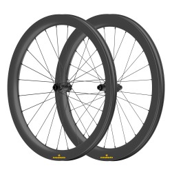 Ultraligero 1209g 700C Delantero 47x40mm Trasero 57x40mm Frenos de Disco Carbono Gravel Tubeless Juego de Ruedas